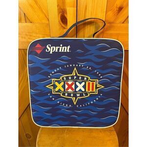 SUPER BOWL 32 (XXXII) SEAT CUSHION DENVER BRONCOS VS GREEN BAY PACKERS